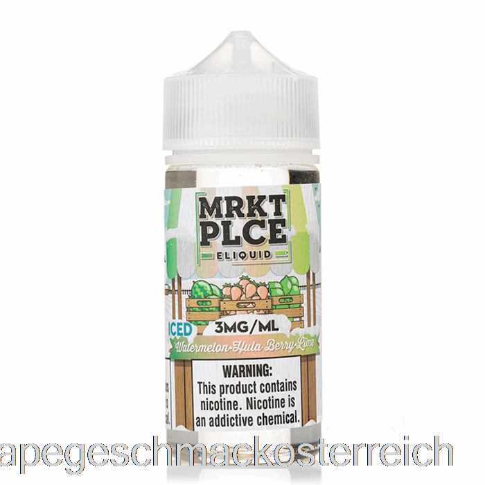 Eis, Wassermelone, Hula-Beere, Limette – Mrkt Plce – 100 Ml, 6 Mg Vape-Geschmack